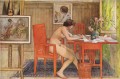 modèle cartes postales d’écriture 1906 Carl Larsson